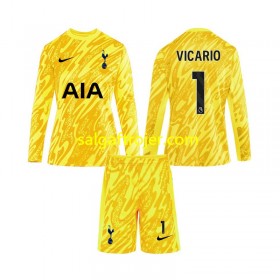 Tottenham Hotspur Vicario 1 Fodboldtrøjer Målmand Børn Hjemmebanesæt 2024/25 Langærmet